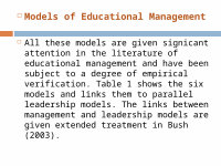 Page 11: Theories of Educational Management