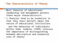 Page 9: Theories of Educational Management